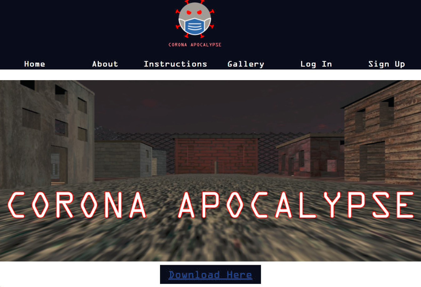 Corona Apocalypse Website