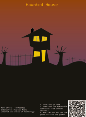 Augmented Reality Haunted House Poster